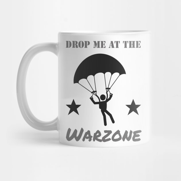 Gaming Warzone Parachute Skydive Gamer by Foxxy Merch